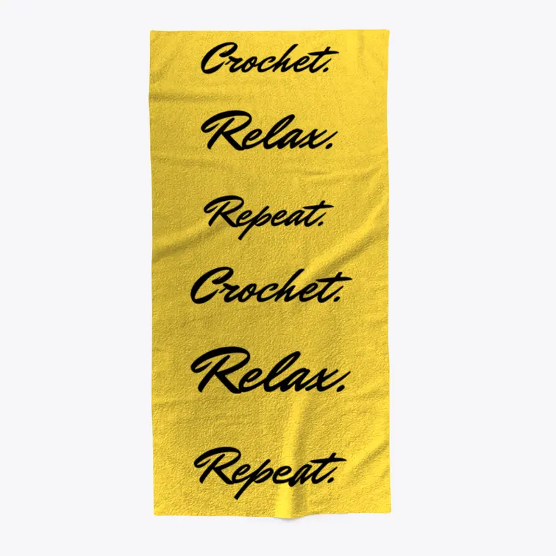 Towel - Crochet Relax  Repeat